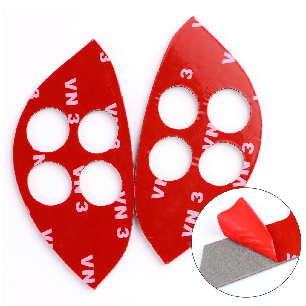 AIRSPEED Carbon Fiber Steering Wheel Button Decorative Frame for SLK R171 Stylish Interior Garnish for Interior with Tape Mercedes-Benz (2nd