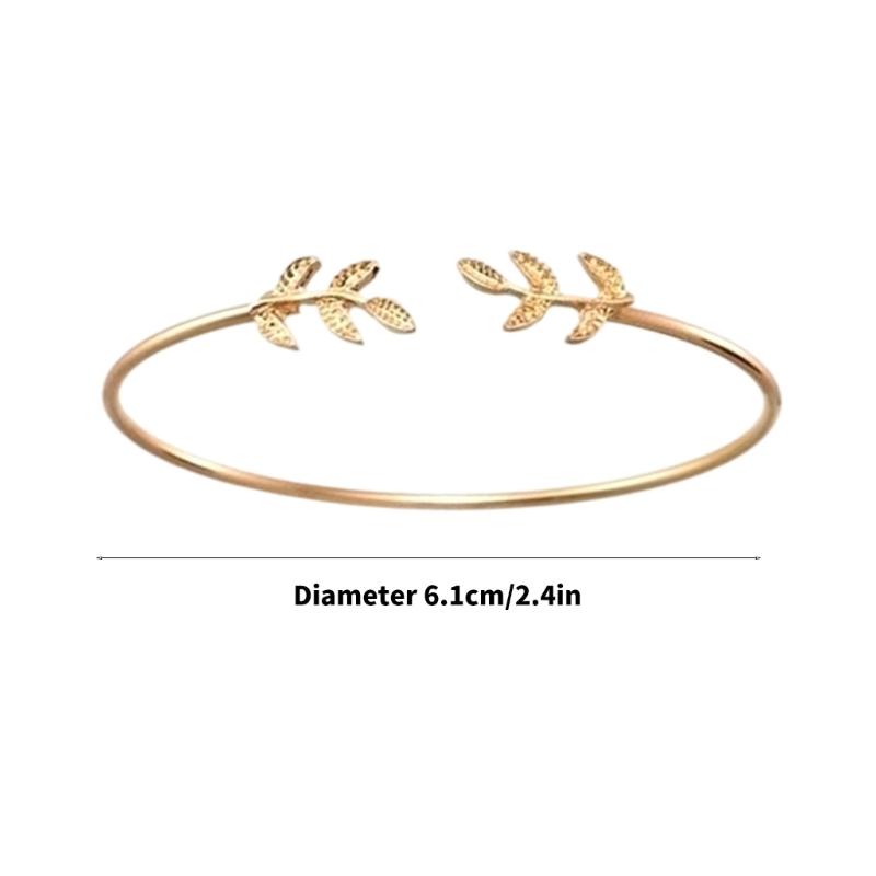 Элегантный браслет из сплава с подвеской в виде листа для женщин и мужчин, легкое украшение, идеально подходящее для повседневного и официального мероприятия