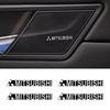 Car Styling 3D Aluminum Speaker Audio Sticker Badge Emblem Decals For Mitsubishi Lancer 10 9 EX Asx Outlander 3 Pajero L200 EVO