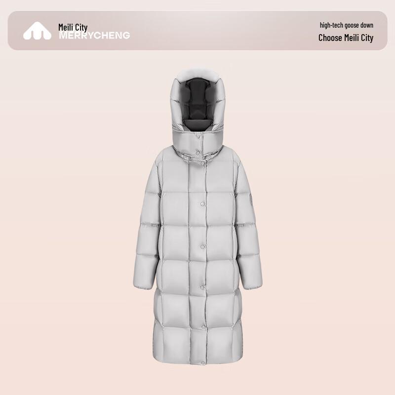 Женская длинная парка из гусиного пуха Meili City