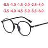 2306 Round Small Frame Clear Lens Prescription Glasses Myopia Nerd Spectacles Degree -0.5 -1.0 -2.0 -3.0 -4.0 To -6.0