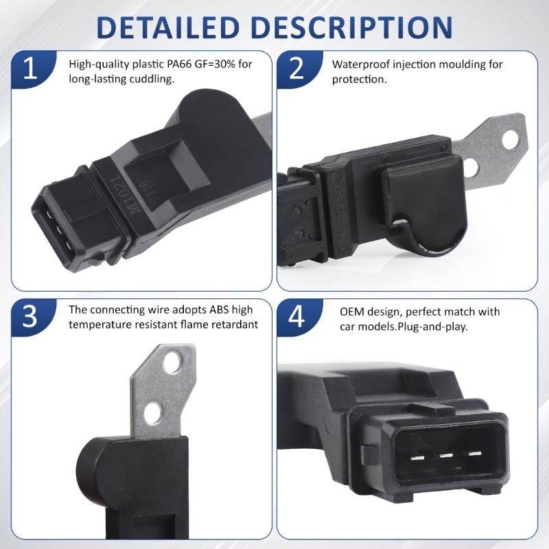 Weatherproof Camshaft Position Sensor Detector SU8901 96253544 For 04-08 Engine Diagnostics Improve Driving Safety
