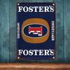 Пиво Fosters Lager Винтажная металлическая настенная табличка 79x119 дюймов Ретро Железный жестяной плакат Без рамы Бар Ресторан Дом Де