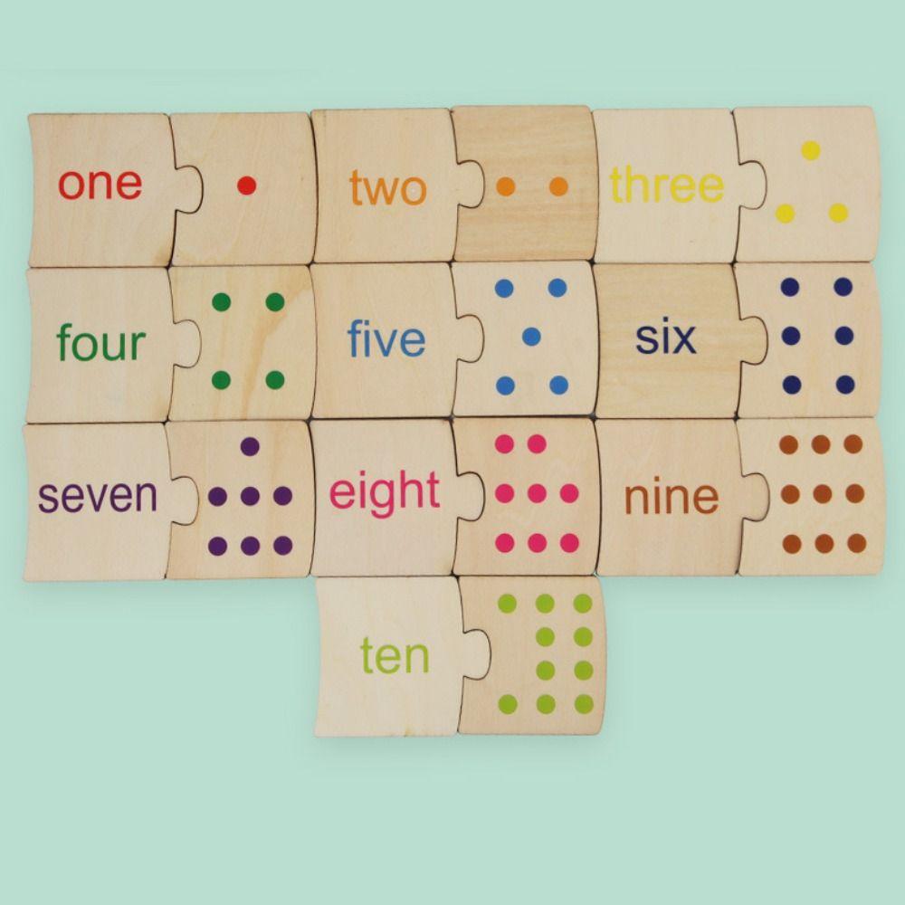 Points Brain Traing Toys Cartoon Animal Number Matching Card Game Number Matching Toys Kids