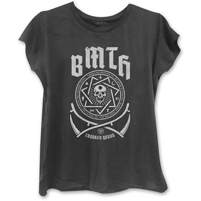 Bring Me The Horizon Ladies T-Shirt: Crooked Young (Skinny Fit)