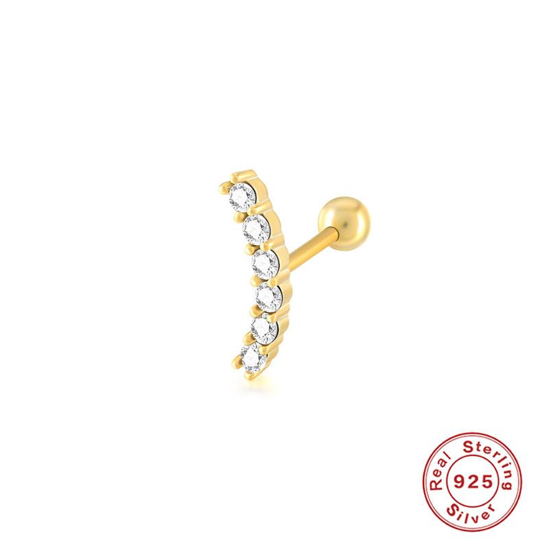 European and American 925 Sterling Silver Piercing Stud Earrings, Earrings, Female Male Devil Nails 2026