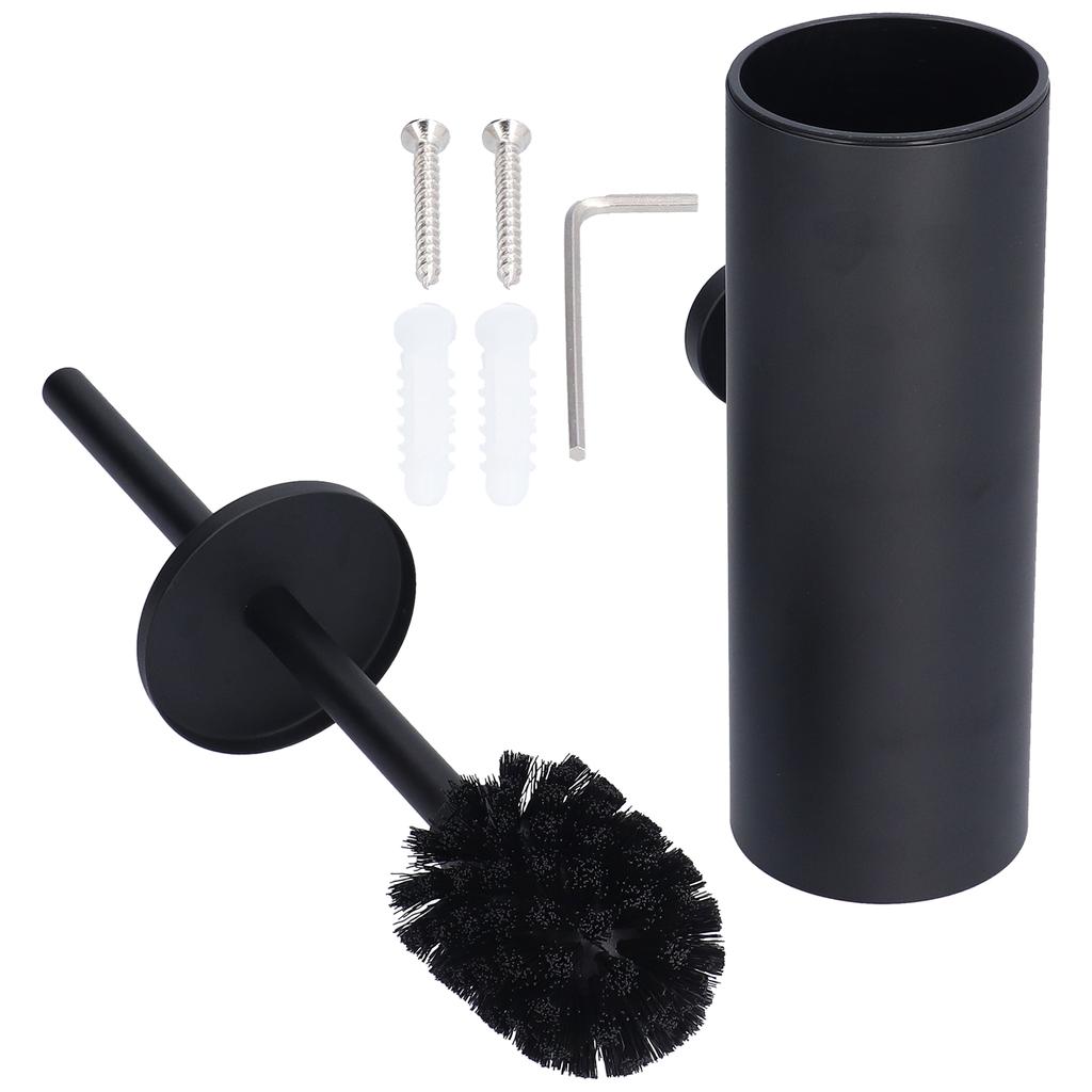 Toilet Brush with Holder Stainless Steel Long Handle Toilet Bowl Brush Soft Toilet Brush Toilet