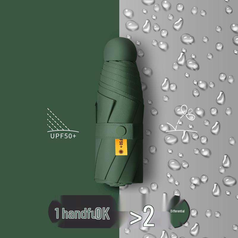 Скидка 50% на женский складной зонт от солнца с защитой от УФ-лучей - Ультралегкий, для дождя или солнца