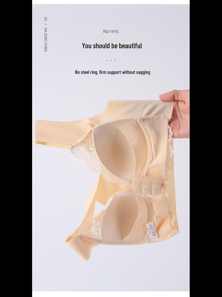 Большой размер спереди пряжка бюстгальтер без косточек для женщин