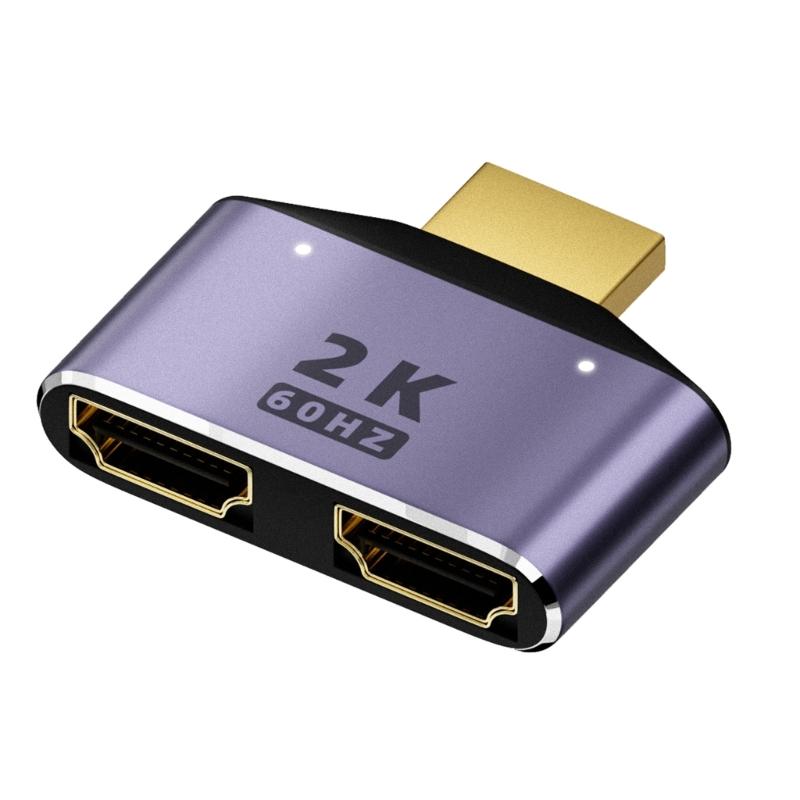 Сплиттер 1 вход 2 выхода - Сплиттер 1x2 порта с питанием Полная поддержка UltraHD 1920x1080 3D