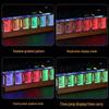 RGB Симулированные лампы Никси Настольные часы - DIY Украшение для игровой комнаты