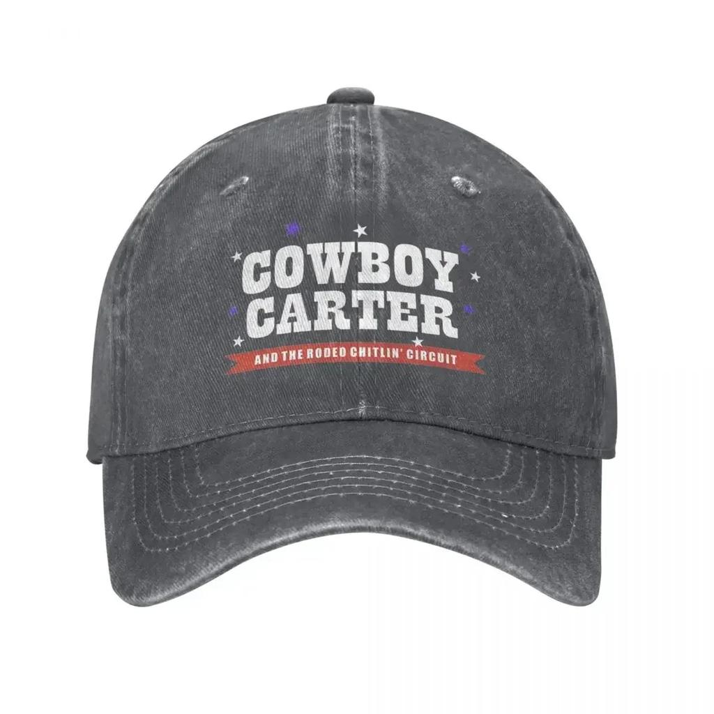 Винтажная бейсболка с логотипом Cowboy Carter от Бейонсе, унисекс, потертая, стираная, с застежкой-snapback, для улицы, бега, гольфа, головные уборы, кепка