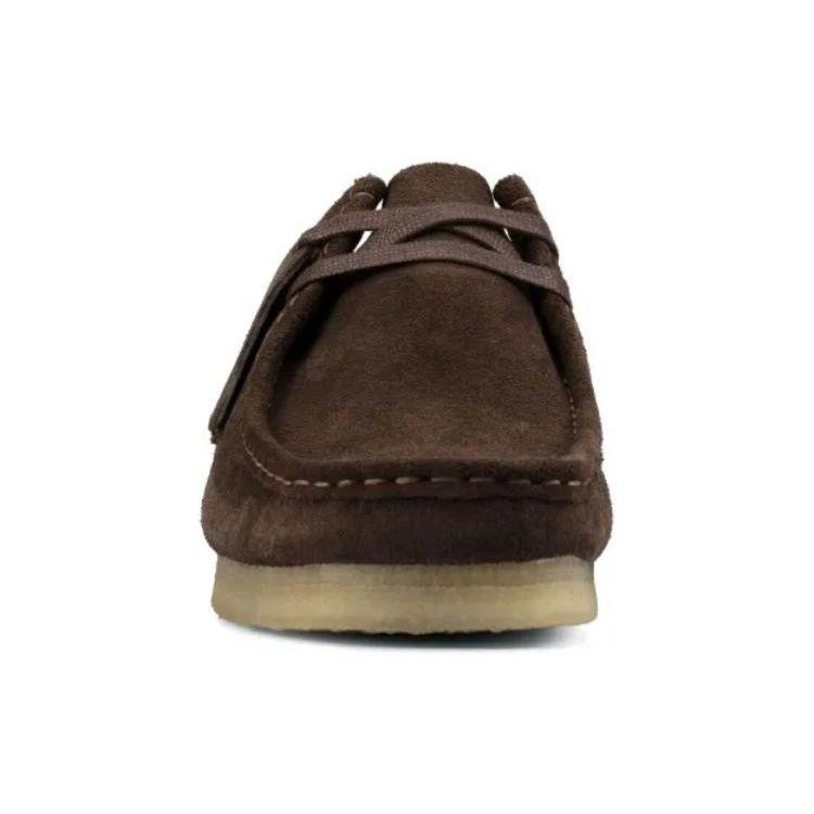 Clarks Originals Clarks Wallabee Dark Brown Suede Men Sneakers 261-56606
