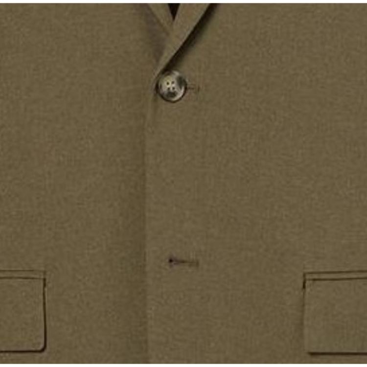 Uniqlo X MARNI Приталенный пиджак (Азия) Оливковый Унисекс Уличная одежда 449585-57