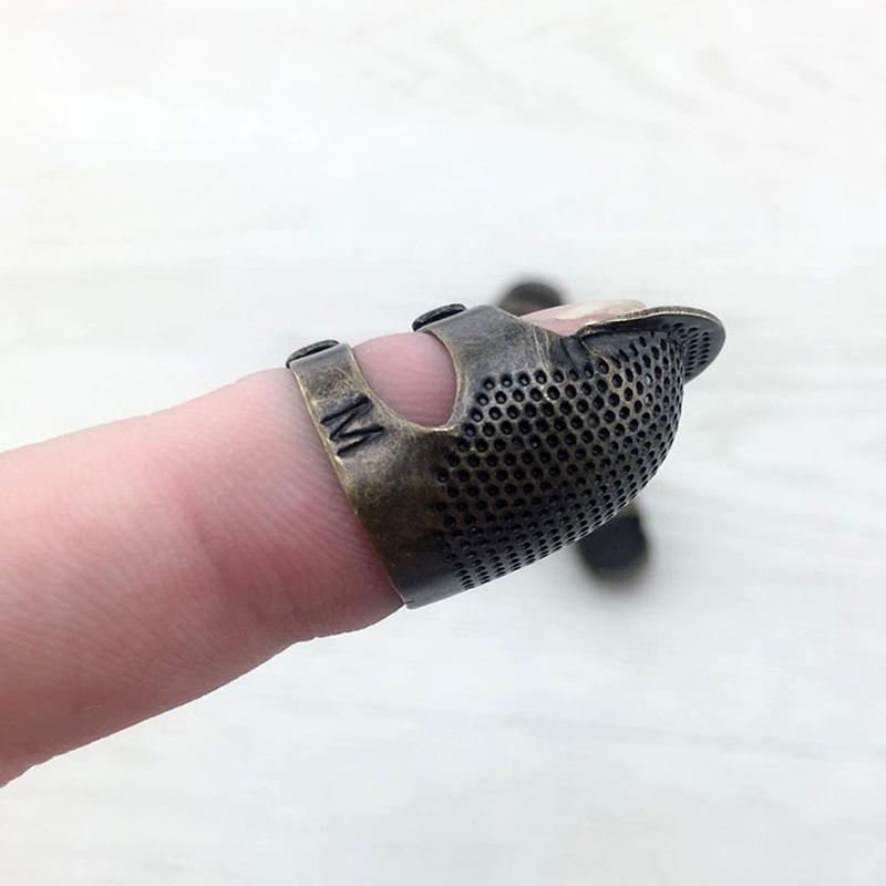Finger Protector Gold Needle Thimble Metal Sewing Accessories Handworking Tools