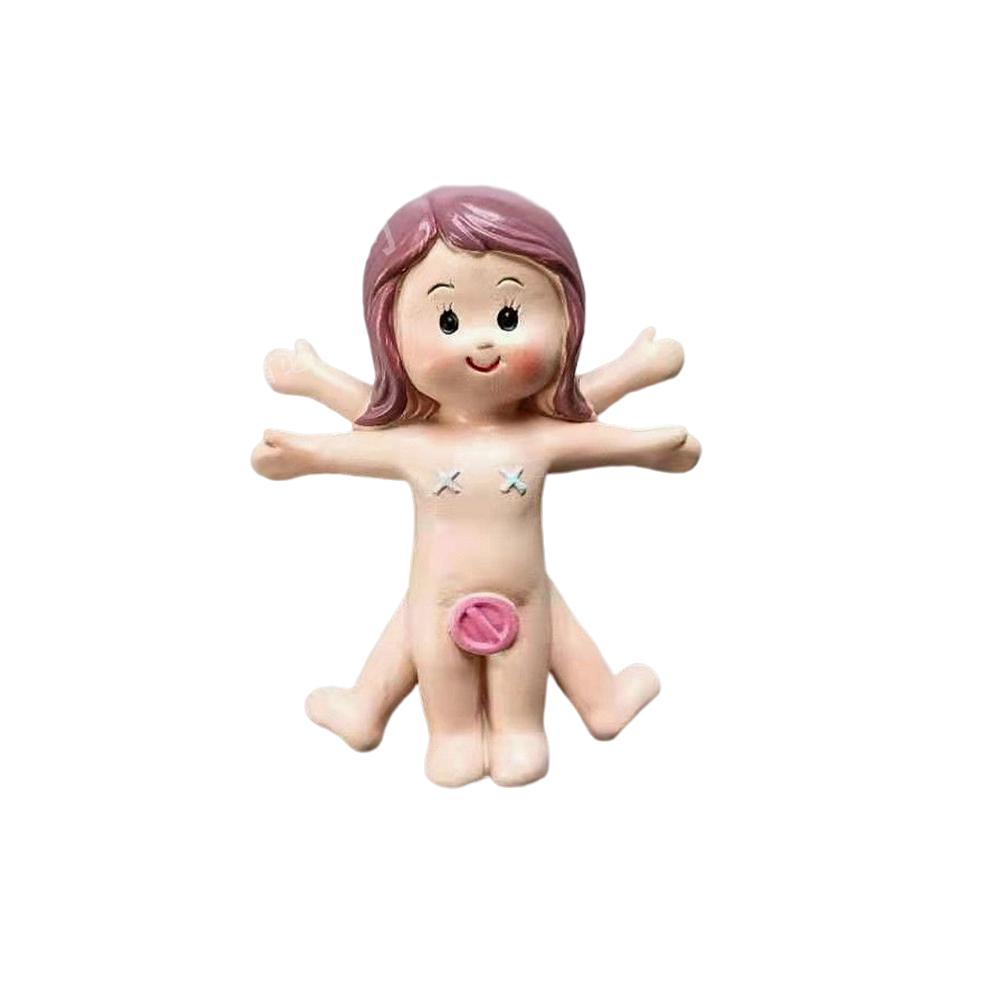 New Davinci David Venus Cartoon Creative 3D Personality Resin Design Refrigerator Stickers Home Kitchen Decoration Gift