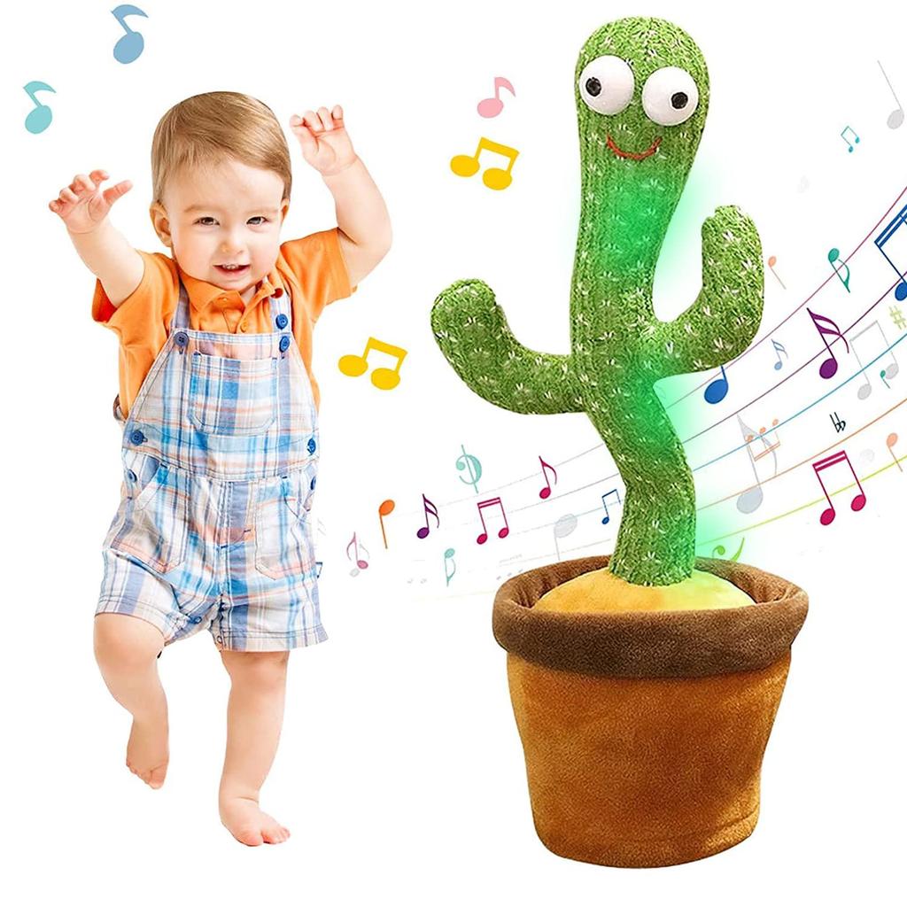 Bonistasia Cactus Includes 120 Dancing Cactus Birthday Cactus Plush Kids Morning Toy Toy, Dancing, Singing, Recording, Repeating, Songs, Toy, Gift,