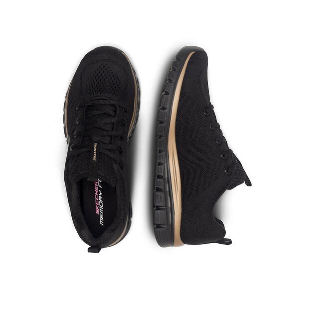 Кроссовки Skechers GRACEFUL 12615 BKRG черный