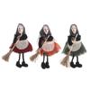 Funny Broom Witch Decoration Scary Halloween Witch Pendant  Cosplay Party