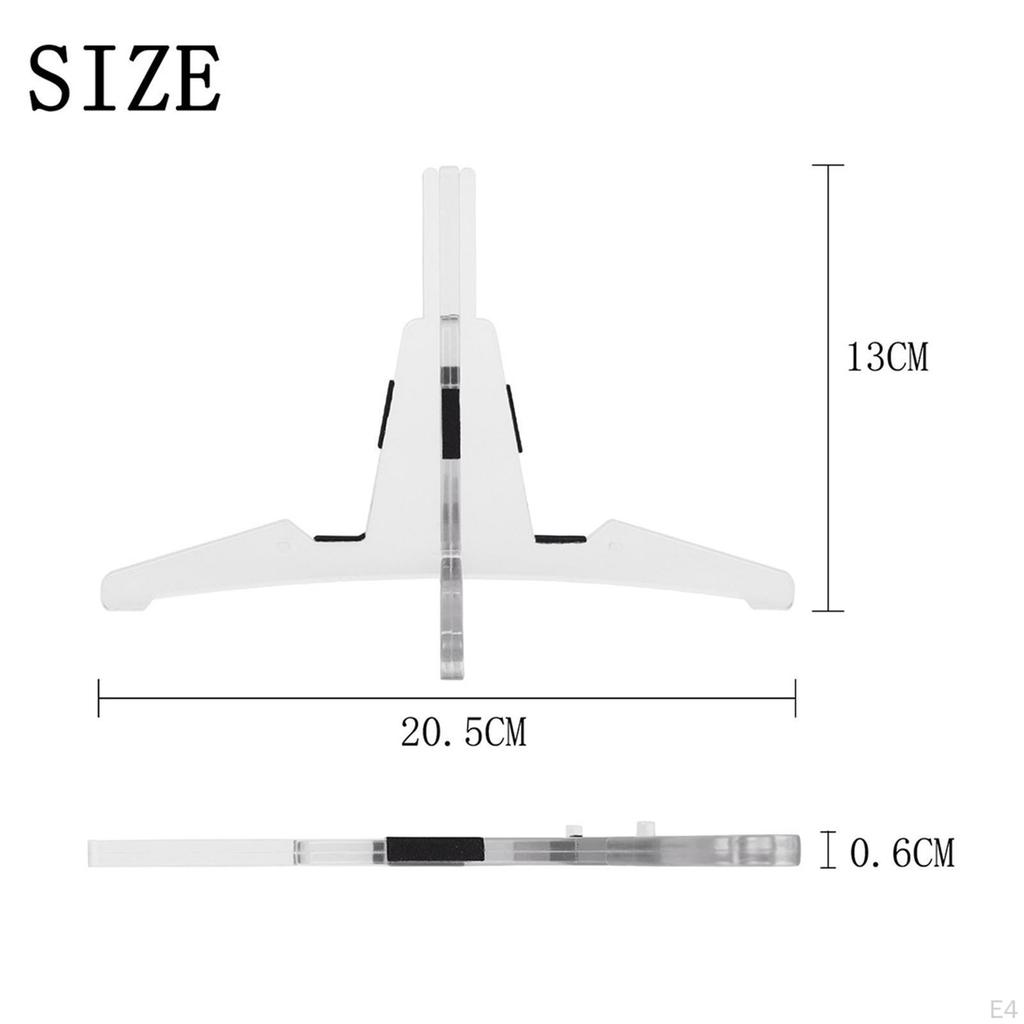 Detachable Clarinet & Flute Cross Stand 4 Foot Base Scratch Resistant Accessories Universal Fit Wind