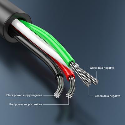 Гибкий USB-кабель с 4-контактным кабелем-пигтейлом Качественный кабель для передачи данных USB2.0 4-контактный кабель-пигтейл