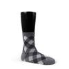 Abiruz Women's Argyle Check Pattern Socks Gray HM-67-WBT