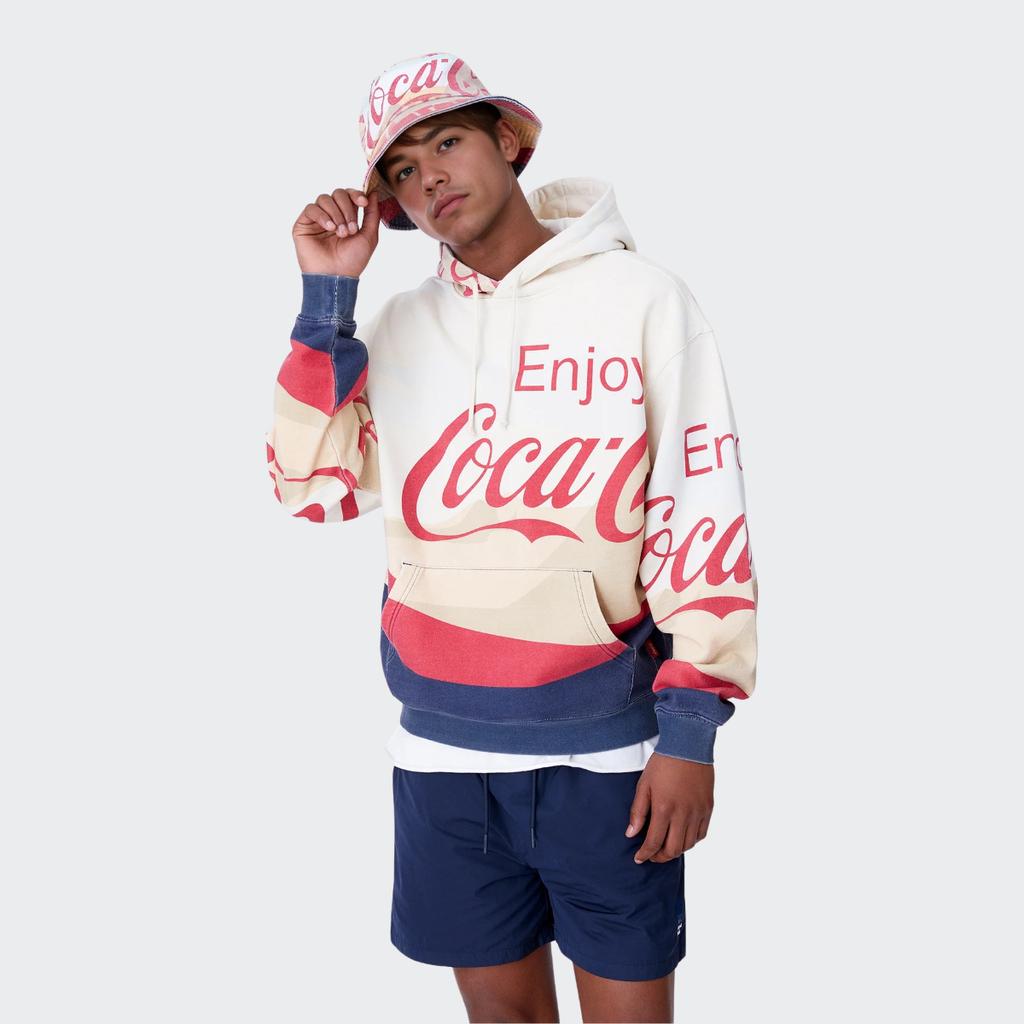 Kith X Coca-Cola Mountains Hoodie Multi Unisex Tops Multi-Color KH2522-115