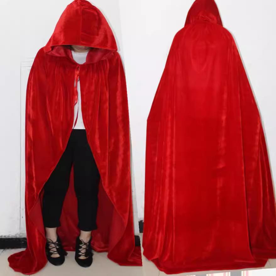 Halloween cape COS Death's Long Cloak Wizard and Witch Cloak Prince and Princess Cloak Shop