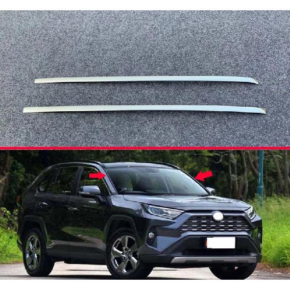Для TOYOTA Rav4 (xa50) -2024 Декоративные аксессуары Нержавеющая сталь Переднее лобовое стекло Яркая отделка