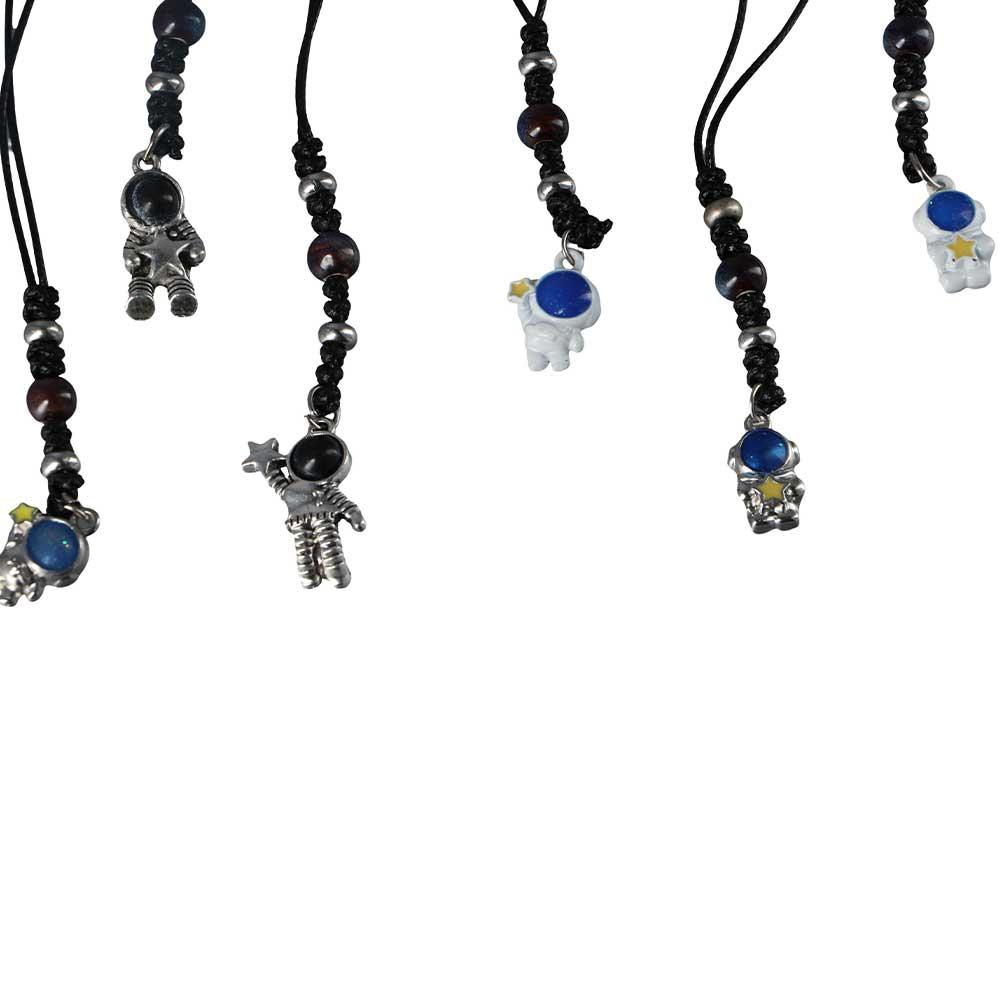 Keychain Pendant Keyring Mobile Phone Strap Astronaut Phone Charm Bag Pendant Astronaut Pendant