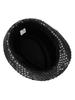 Girls Sequin Patchwork Leotard Long Sleeve Round Neck Bow Tie Zipper Paillette Fedora Hat Role Play Dress Up