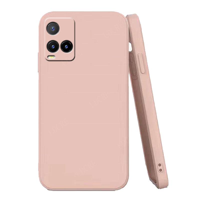 For Cover Vivo Y33S Case For Vivo Y33S Capas Back Liquid Silicone Shockproof Full Soft Cover For Vivo Y21 Y21S Y21T Y33S Fundas