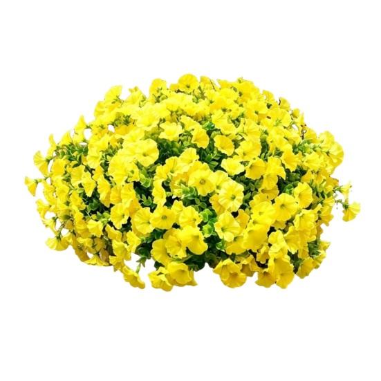 UV Resistant Artificial Petunias Flowers Outdoor Fake Flowers for Patio Porch