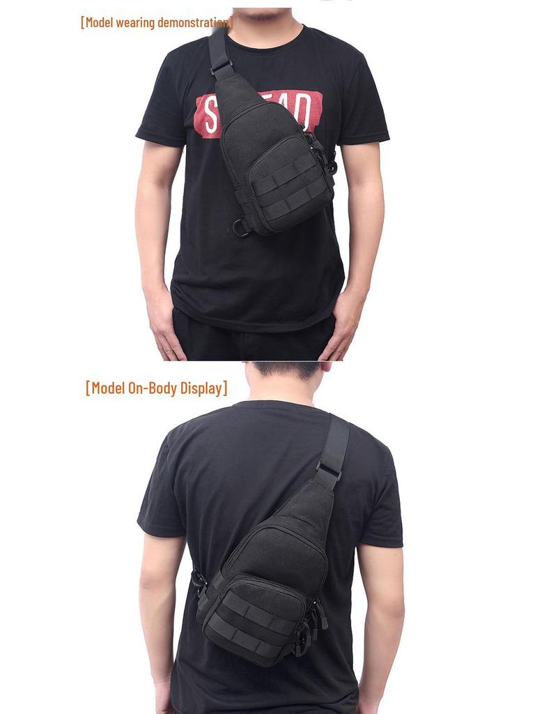 Тактическая камуфляжная уличная сумка-слинг для велоспорта и альпинизма