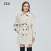 Классический двубортный пиджак, женский весенний плащ, женский непромокаемый плащ, деловая верхняя одежда ZS-DS21