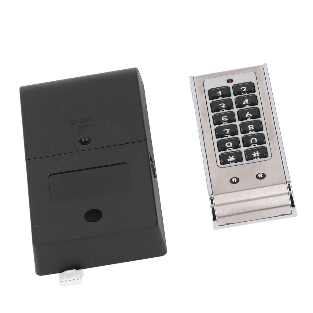 Electronic Cabinet Lock Stainless Steel Electronic Password Cabinet Lock for Sauna Bathroom File