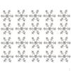 Pack of 20 SNOWFLAKES Wedding Cards Topper Decor Craft