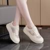 Модная женская обувь Новые женские плоские кроссовки Летняя сетчатая дышащая резиновая поверхность Повседневная обувь Женские вулканизированные туфли на шнуровке 2025