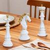 Статуэтка шахматной фигуры Yousheng Коллекционная скульптура черного и белого коня Король Королева Конь Шахматная фигурка для украшения дома, офиса, стола, полки