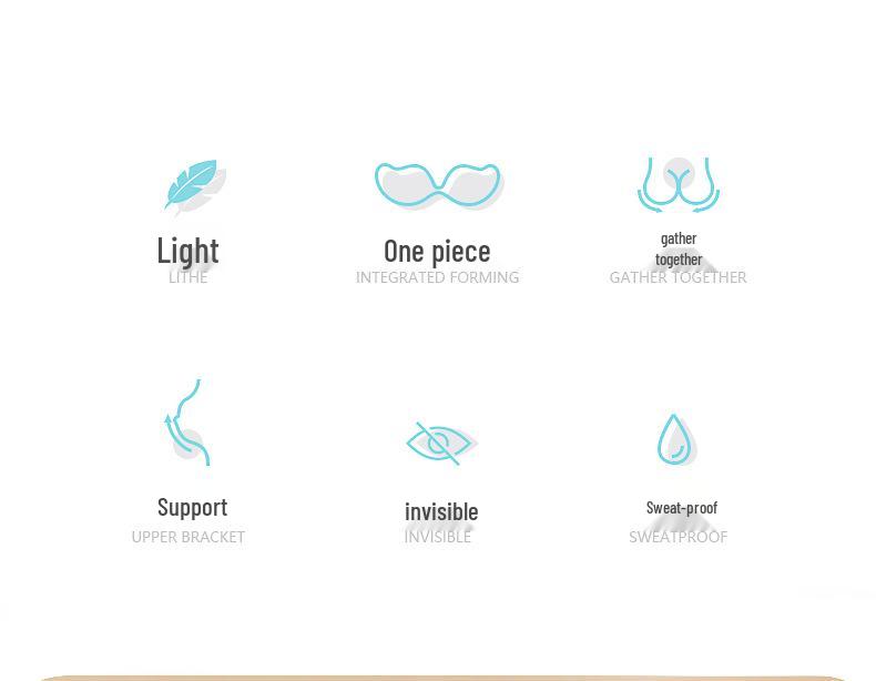 Ультратонкий бюстгальтер пуш-ап без бретелей с невидимыми накладками на соски - Женские анти-прозрачные накладки, сексуальные пастилки-чашечки манго