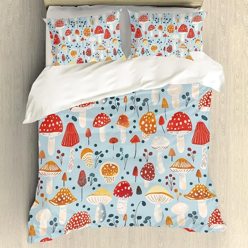 Рождественский комплект постельного белья с пуховым одеялом и снеговиком, 3 предмета, ультрамягкий, современный комфорт, застежка-молния