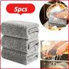 5 шт бамбуковый уголь для мытья посуды тряпки для мытья посуды кухонные полотенца чистящие средства