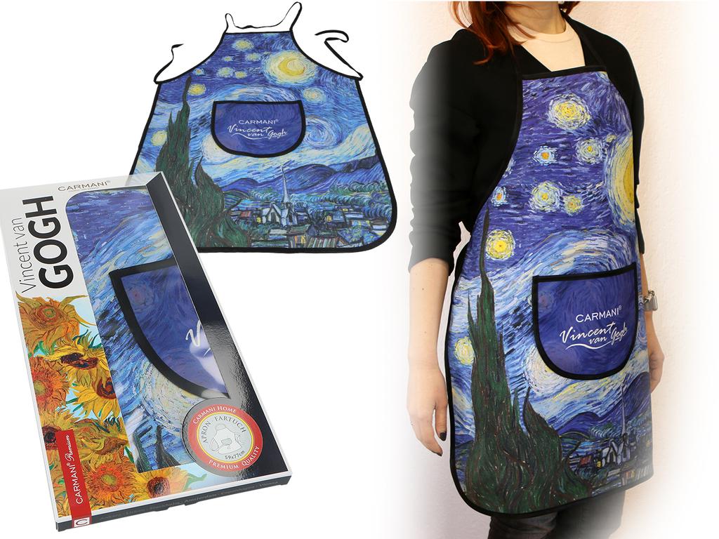 Fartuszek Kuchenny Damski Van Gogh Gwiaździsta Noc Carmani Prezent