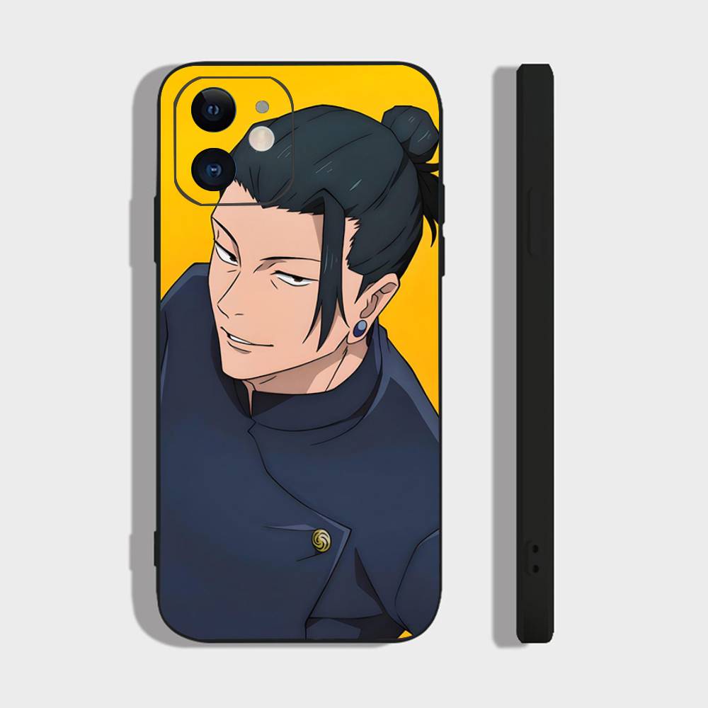 Jujutsu Kaisen Geto Suguru Phone Case For IPhone 17 Air 16 15 14 13 Pro Max 11 12 Black Silicone Cover