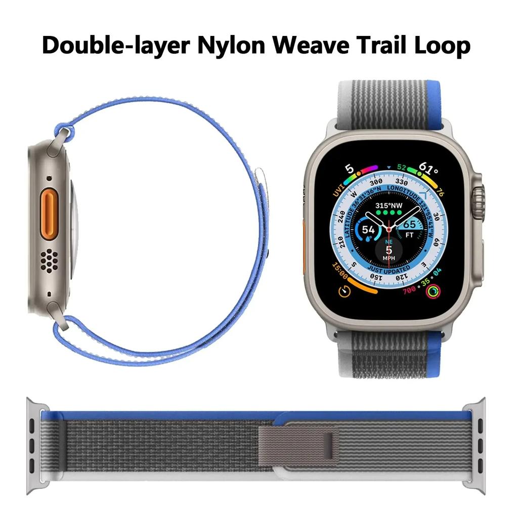 Trail Loop for Apple Watch Band 49mm 44mm 40mm 45mm 41mm 42mm 44 45 49 Mm Correa Bracelet IWatch Ultra Series 7 6 5 3 Se 8 Nok Keng Strap