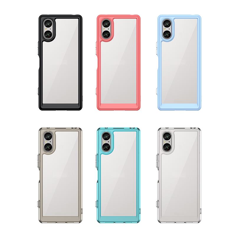 Для Sony Xperia 5 V Чехол Sony Xperia 1 V 5 V 10 V Чехол противоударный жесткий PC + TPU силиконовый защитный чехол для телефона Sony Xperia 5 V