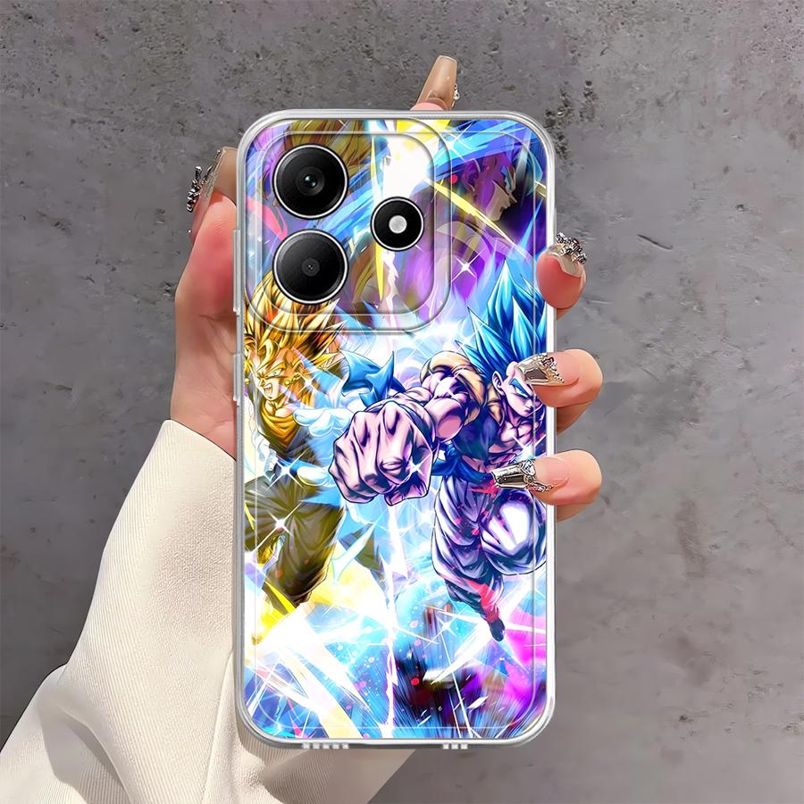 Чехол Dragon Ball Goku Vegeta для Xiaomi Redmi Note 14 Pro Plus Note 13 12 A4 14C 9 10 13C 10S 11 12S 11S Мягкая накладка на телефон