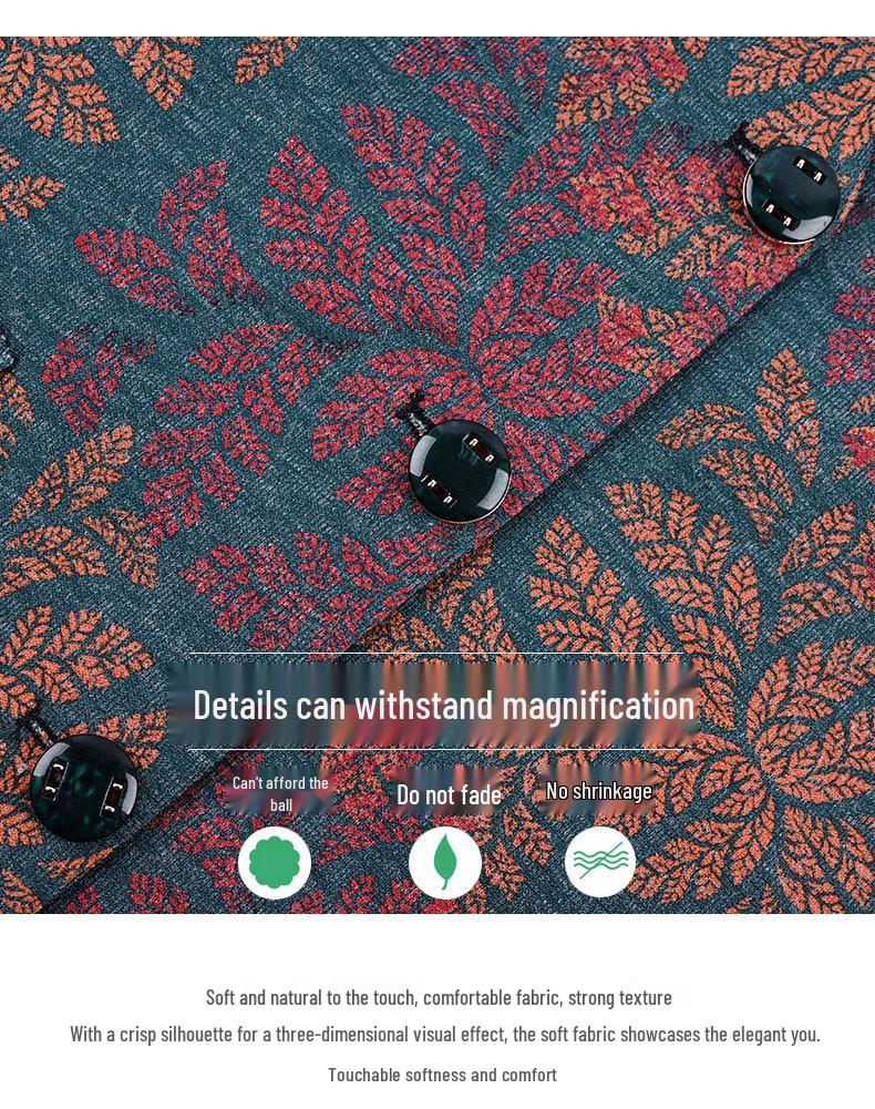 Женский кардиган без рукавов для пожилых - Жилет для бабушки большого размера на весну/осень