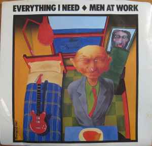 7-дюймовая пластинка MEN AT WORK - Everything I Need 3804929 Columbia 1985 США Рок Б/у