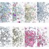 1440Pcs Glitter DIY 3D Flat Nail Art Rhinestone Sequins Decoration Manicure Tips